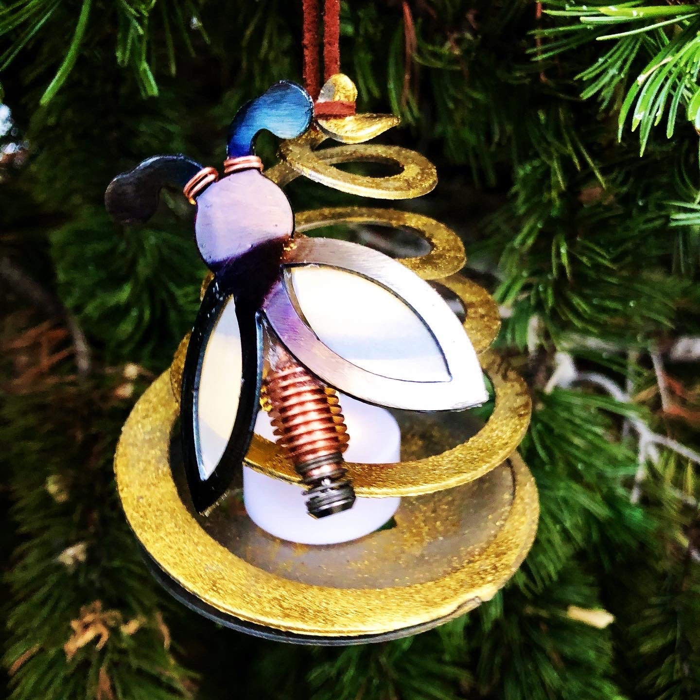 Lit Beehive Ornament